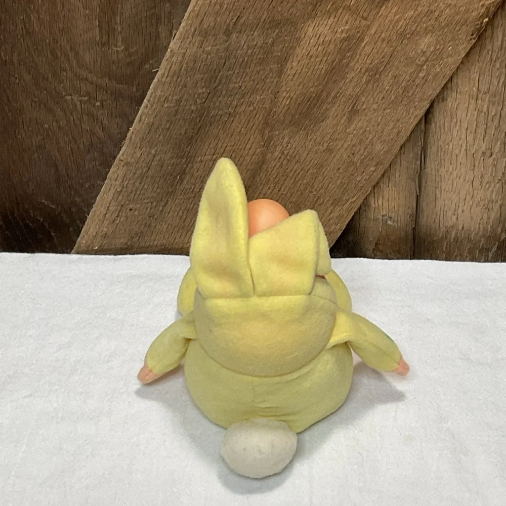 Vintage Ziggy Hoppy Easter Bunny Plush Body Vinyl Head 1985 Collectible - Picture 3 of 4